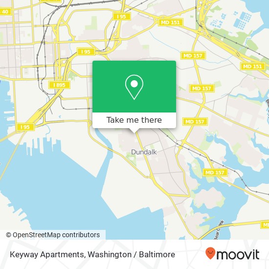 Mapa de Keyway Apartments