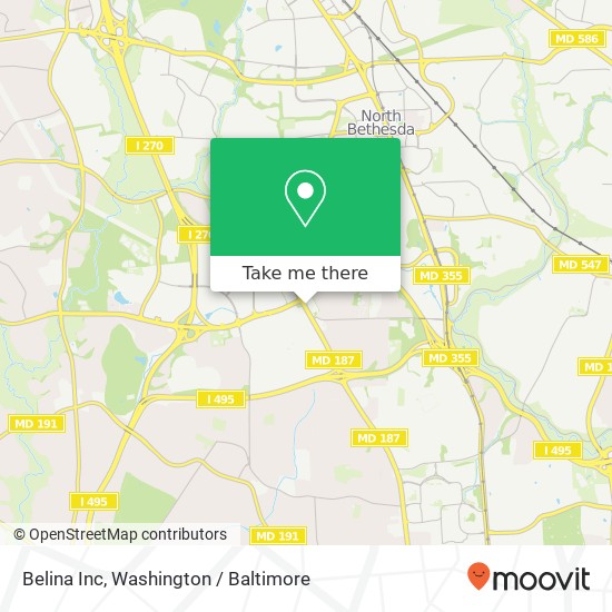 Belina Inc map