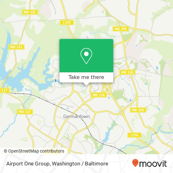 Airport One Group map