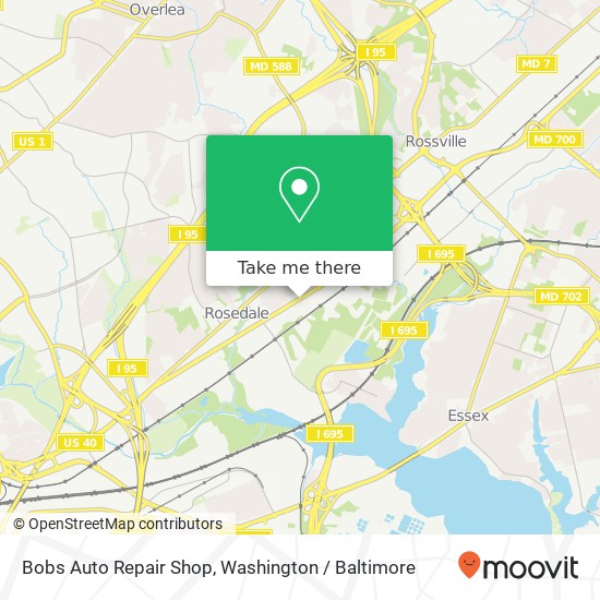 Mapa de Bobs Auto Repair Shop