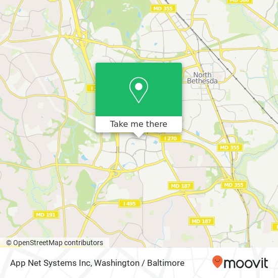 Mapa de App Net Systems Inc