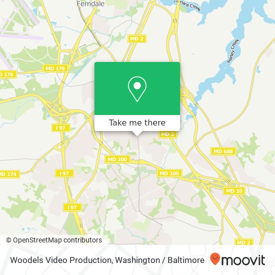 Woodels Video Production map