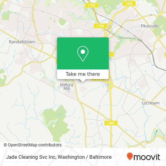Jade Cleaning Svc Inc map
