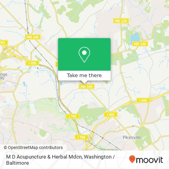 M D Acupuncture & Herbal Mdcn map