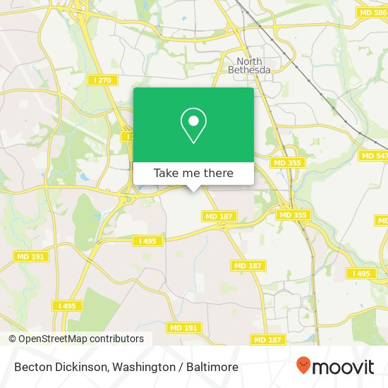Mapa de Becton Dickinson