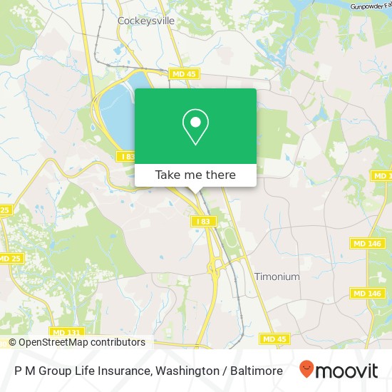 P M Group Life Insurance map