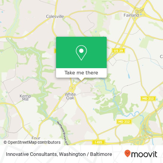 Mapa de Innovative Consultants