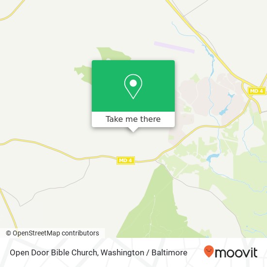Open Door Bible Church map