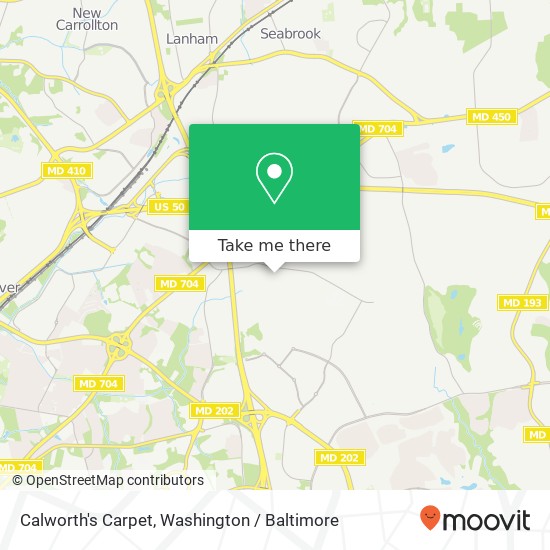 Calworth's Carpet map