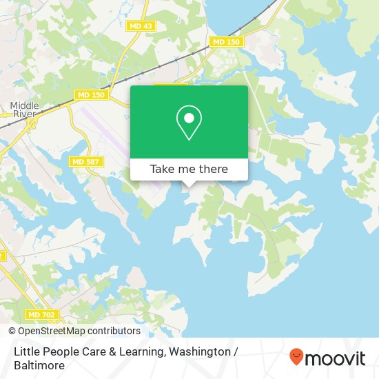 Little People Care & Learning map