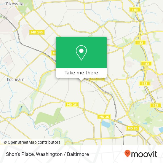 Mapa de Shon's Place