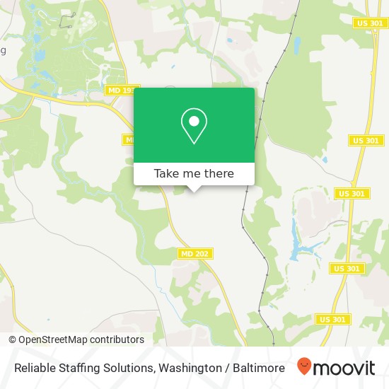 Reliable Staffing Solutions map