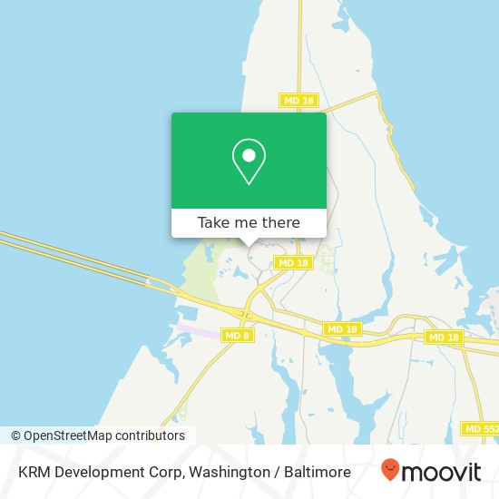 Mapa de KRM Development Corp