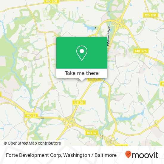 Mapa de Forte Development Corp