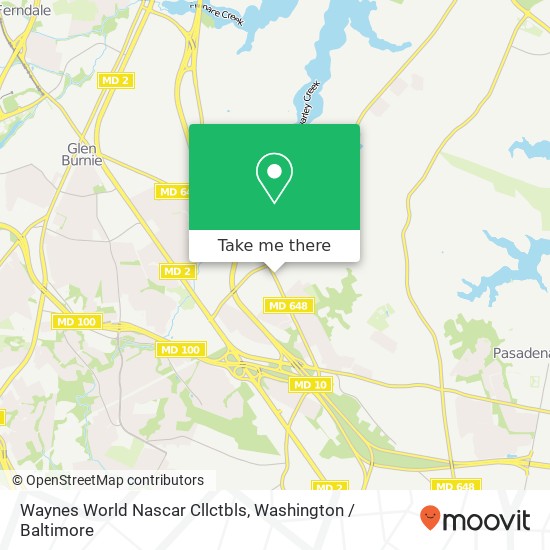 Mapa de Waynes World Nascar Cllctbls