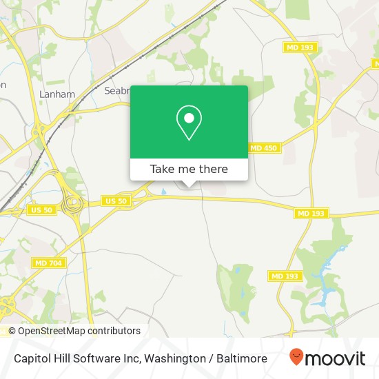 Mapa de Capitol Hill Software Inc