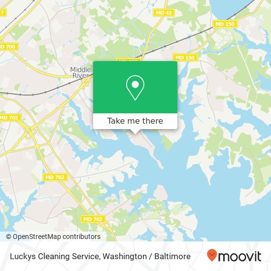Mapa de Luckys Cleaning Service