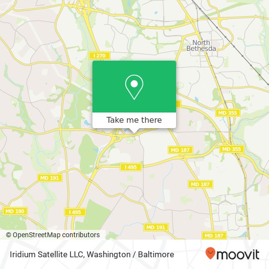 Mapa de Iridium Satellite LLC
