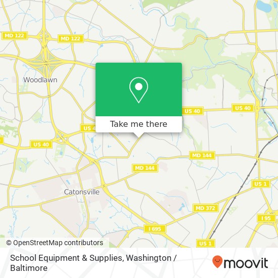 School Equipment & Supplies map