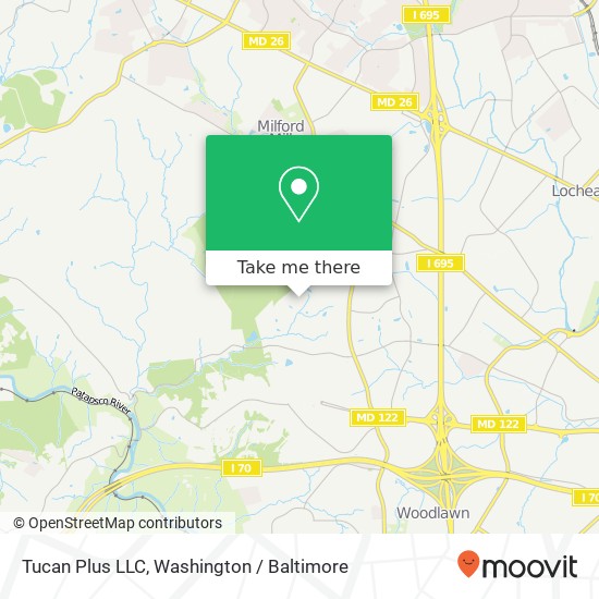 Mapa de Tucan Plus LLC