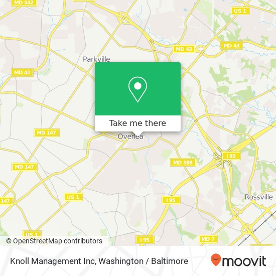 Mapa de Knoll Management Inc