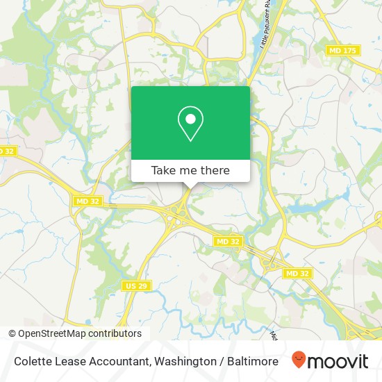 Mapa de Colette Lease Accountant