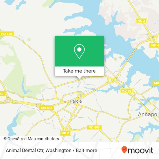 Mapa de Animal Dental Ctr