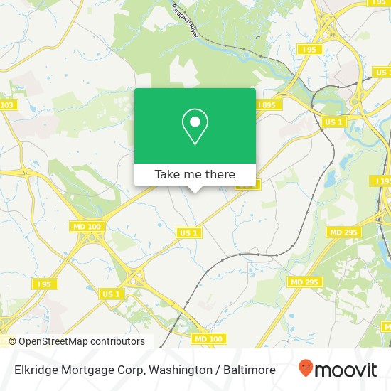 Mapa de Elkridge Mortgage Corp