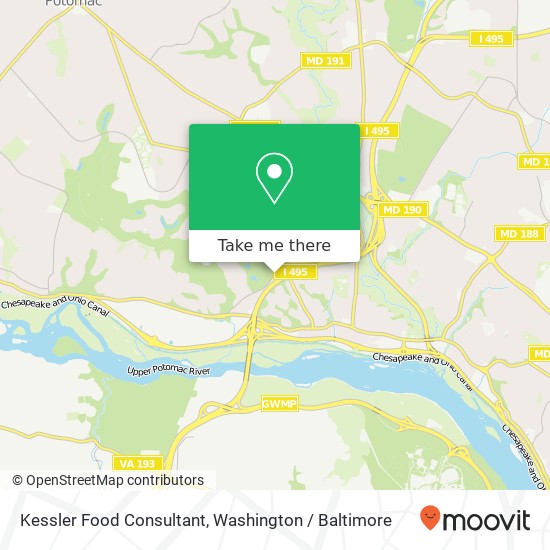 Kessler Food Consultant map