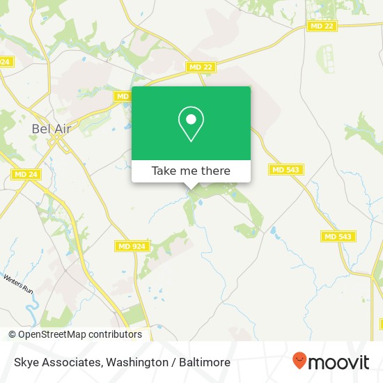 Skye Associates map