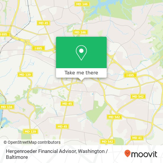 Mapa de Hergenroeder Financial Advisor