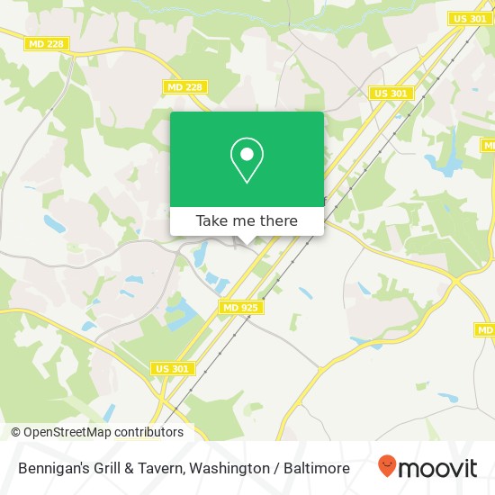 Mapa de Bennigan's Grill & Tavern