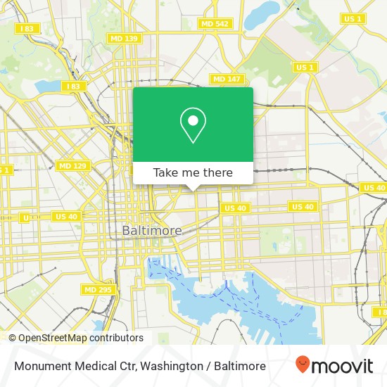 Monument Medical Ctr map