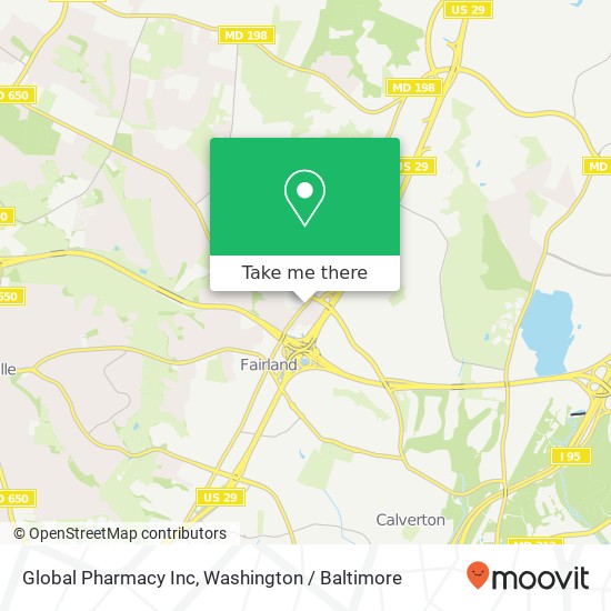 Mapa de Global Pharmacy Inc