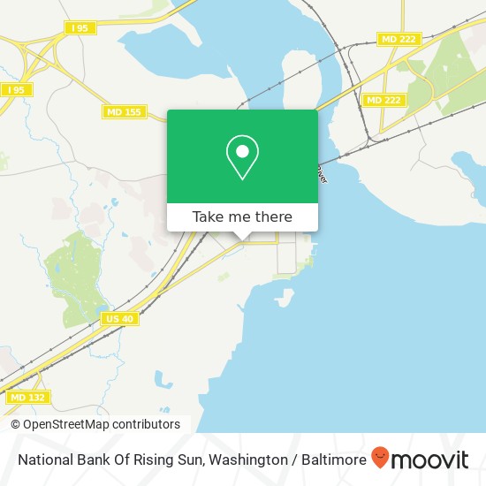 Mapa de National Bank Of Rising Sun