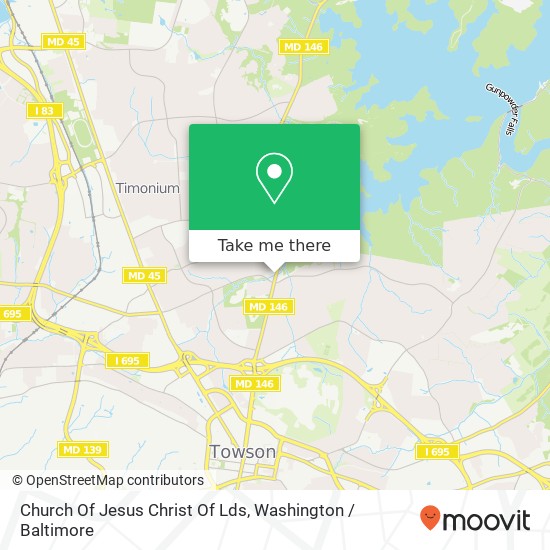 Mapa de Church Of Jesus Christ Of Lds