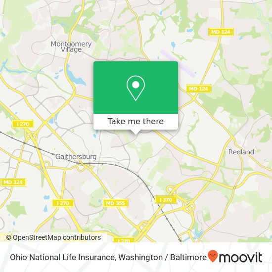 Mapa de Ohio National Life Insurance