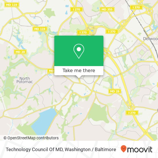 Technology Council Of MD map