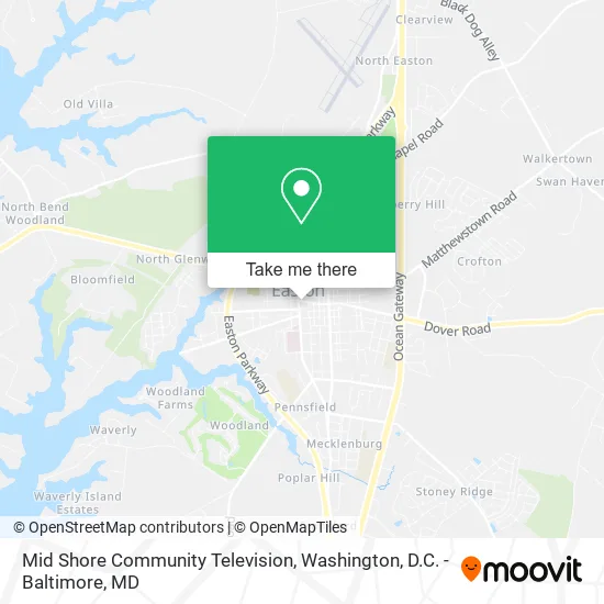 Mid Shore Community Television map