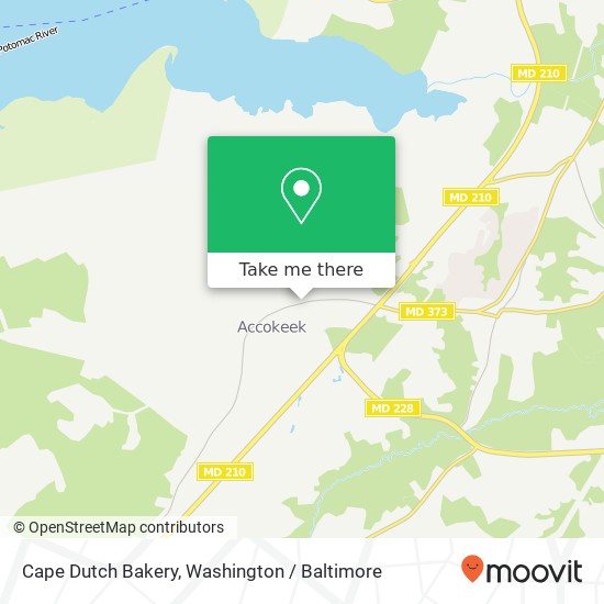 Mapa de Cape Dutch Bakery