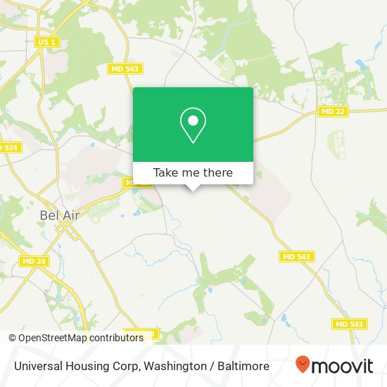 Universal Housing Corp map