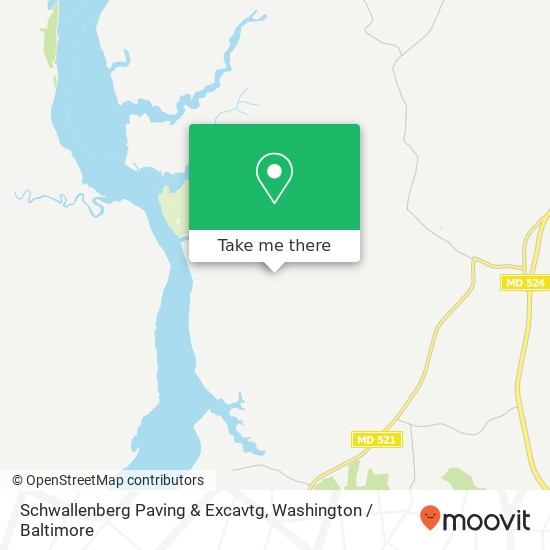 Mapa de Schwallenberg Paving & Excavtg