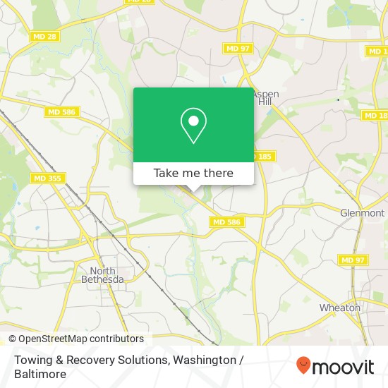 Towing & Recovery Solutions map