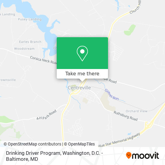 Mapa de Drinking Driver Program