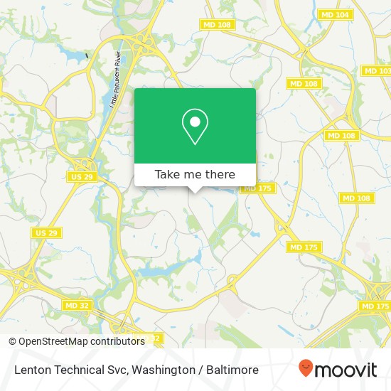 Mapa de Lenton Technical Svc