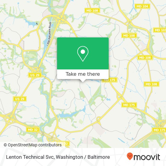 Lenton Technical Svc map