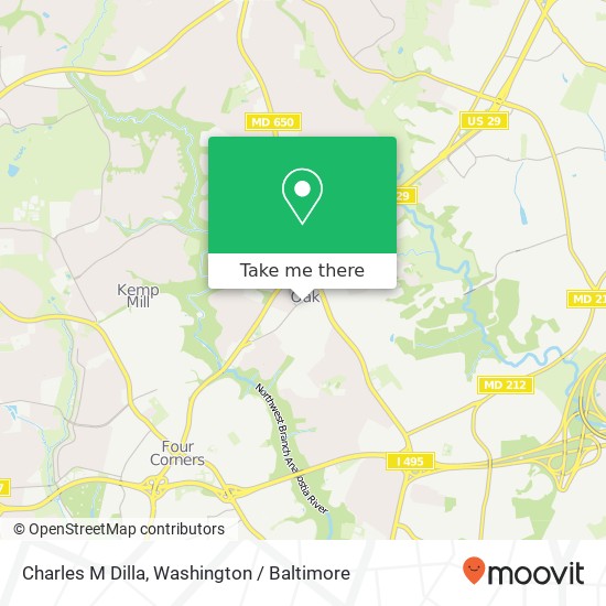 Mapa de Charles M Dilla