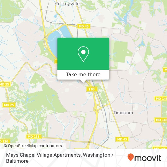 Mays Chapel Village Apartments map