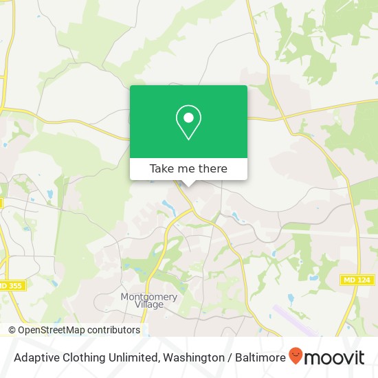 Adaptive Clothing Unlimited map