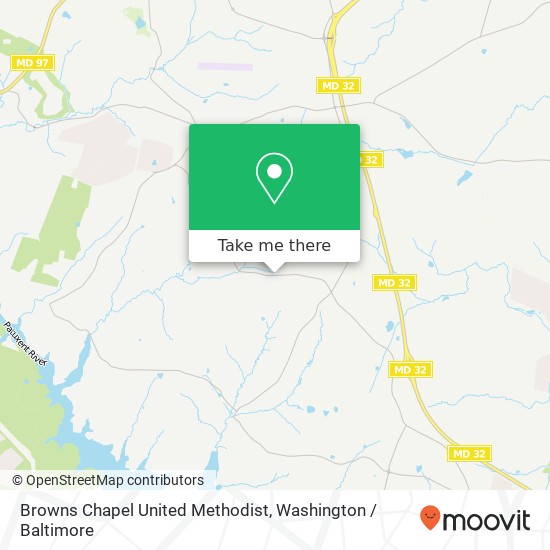 Browns Chapel United Methodist map